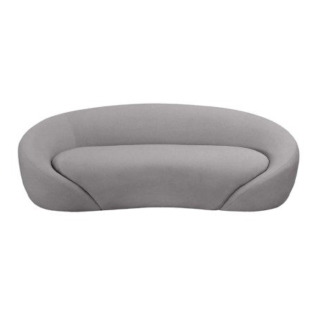 RAMON 3-Seater Sofa Grey Fabric