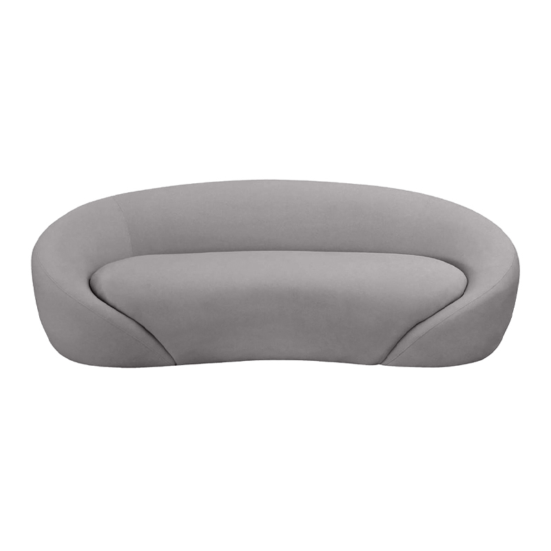 RAMON 3-Seater Sofa Grey Fabric