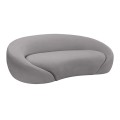 RAMON 3-Seater Sofa Grey Fabric
