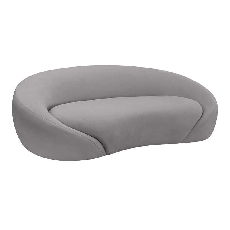 RAMON 3-Seater Sofa Grey Fabric