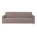 Καναπές STYLE τριθέσιος τεχνόδερμα Pu σε χρώμα sand grey 164x71x72εκ.