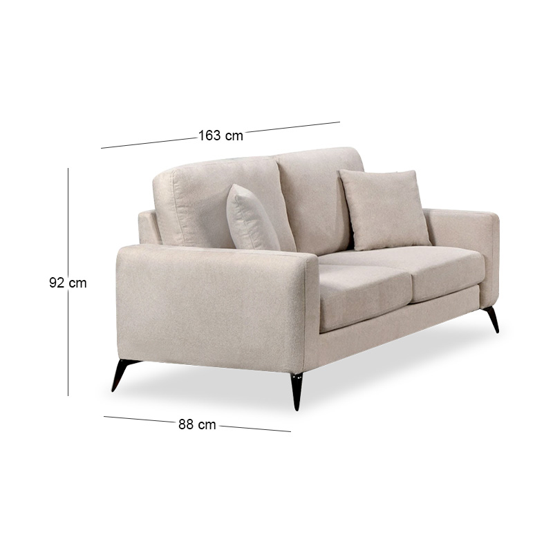 TIPO 2-Seater Sofa Fabric Beige