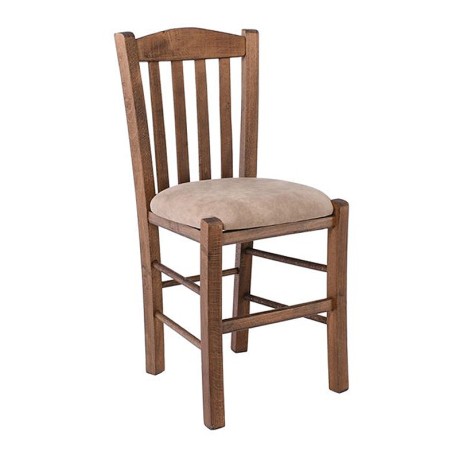 CASA Beech Chair Impregnation Walnut/Suede Beige