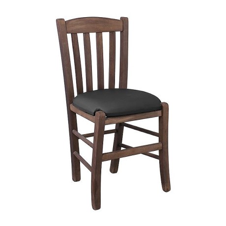 CASA Beech Chair Impregnation Walnut/Pu Black