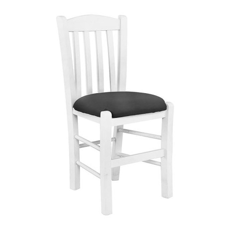 CASA Beech Chair Impregnation Lacquer White/Pu Black