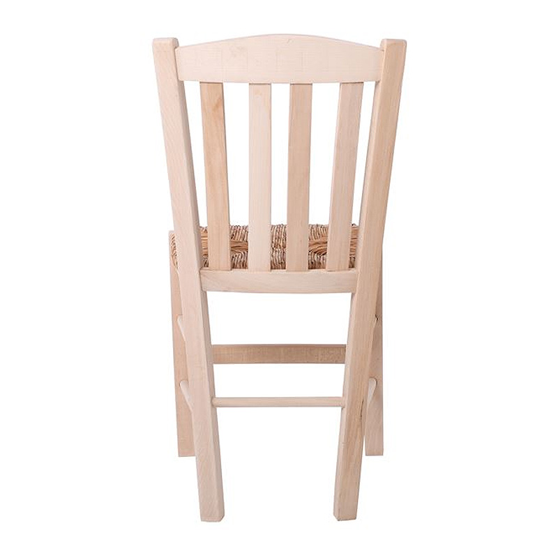 CASA Chair Unpainted with Rush Seat