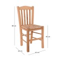 CASA Beech Chair Impregnation Natural