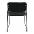 CAMPUS Chair Chrome/Black Hard Pvc