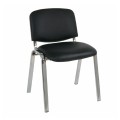 SIGMA Chair Chrome Frame/Black Pvc