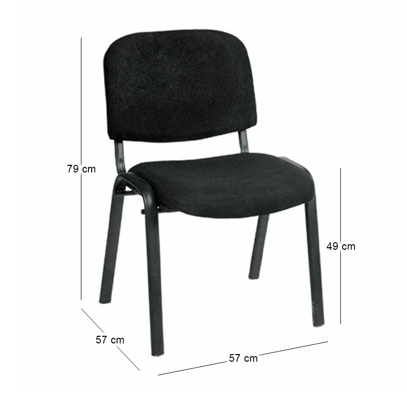 SIGMA Chair Black Frame/Black Fabric