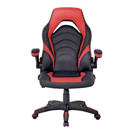 Καρέκλα Gaming BF7800 τεχνόδερμα χρώμα μαύρο - κόκκινο 71x67x115/127εκ.