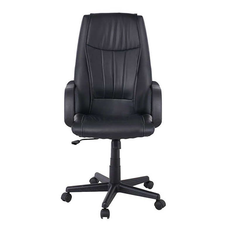 BF1410 Πολυθρόνα Γραφείου Διευθυντή Pu Μαύρο 61x68x104/114cm