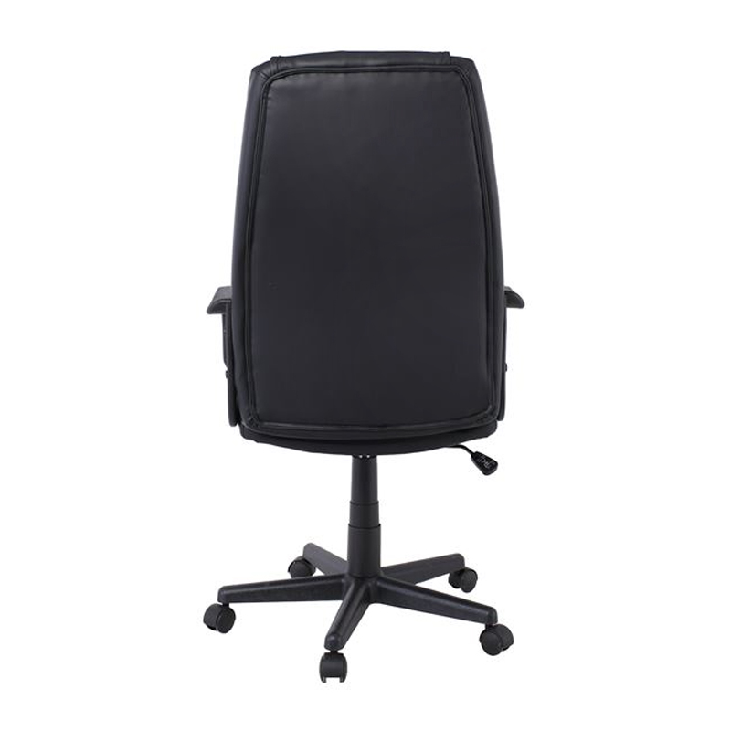 BF1410 Πολυθρόνα Γραφείου Διευθυντή Pu Μαύρο 61x68x104/114cm