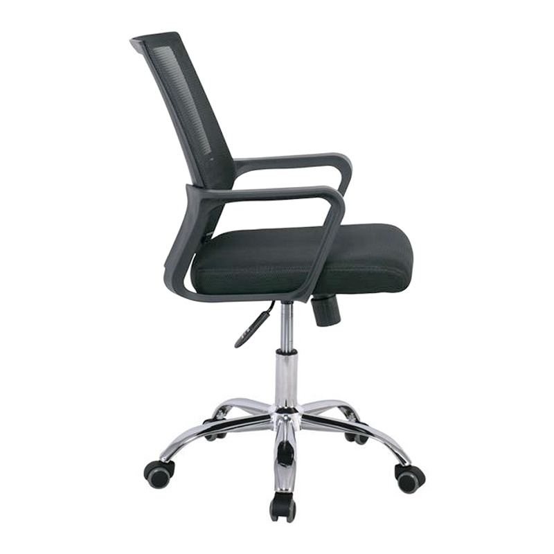 Καρέκλα γραφείου BF2110-W ύφασμα mesh χρώμα μαύρο 59x54x90/100εκ.