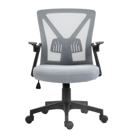 Καρέκλα γραφείου BF2130 mesh ύφασμα χρώμα γκρι 61x57x91/101εκ.