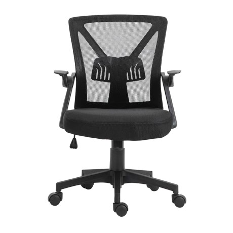 Καρέκλα γραφείου BF2130 mesh ύφασμα χρώμα μαύρο 61x57x91/101εκ.