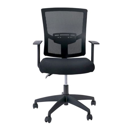 Καρέκλα γραφείου BF2910 ύφασμα mesh χρώμα μαύρο 61x58x91/101εκ.
