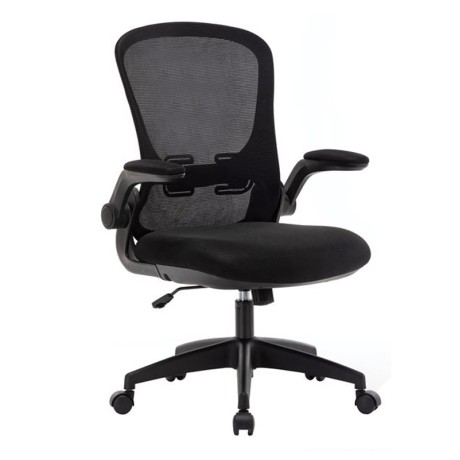 Καρέκλα γραφείου BF2920 ύφασμα mesh χρώμα μαύρο 61x65x96/106εκ.