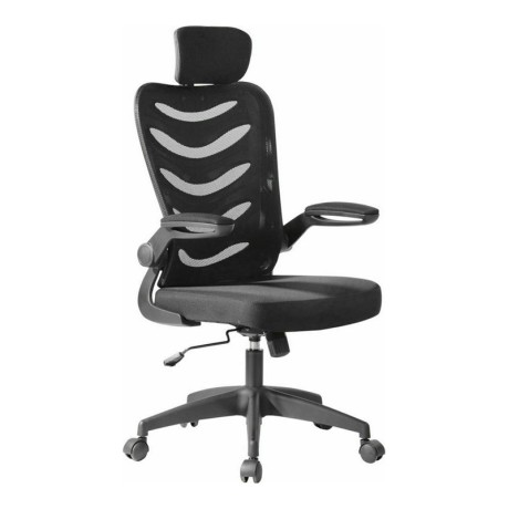 Καρέκλα γραφείου BF2940 ύφασμα mesh χρώμα μαύρο 61x65x118/128εκ.