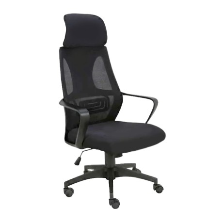 Καρέκλα γραφείου BF2950 με ύφασμα mesh χρώμα μαύρο 62x62x113/121εκ.