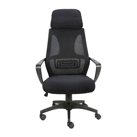 Καρέκλα γραφείου BF2950 με ύφασμα mesh χρώμα μαύρο 62x62x113/121εκ.