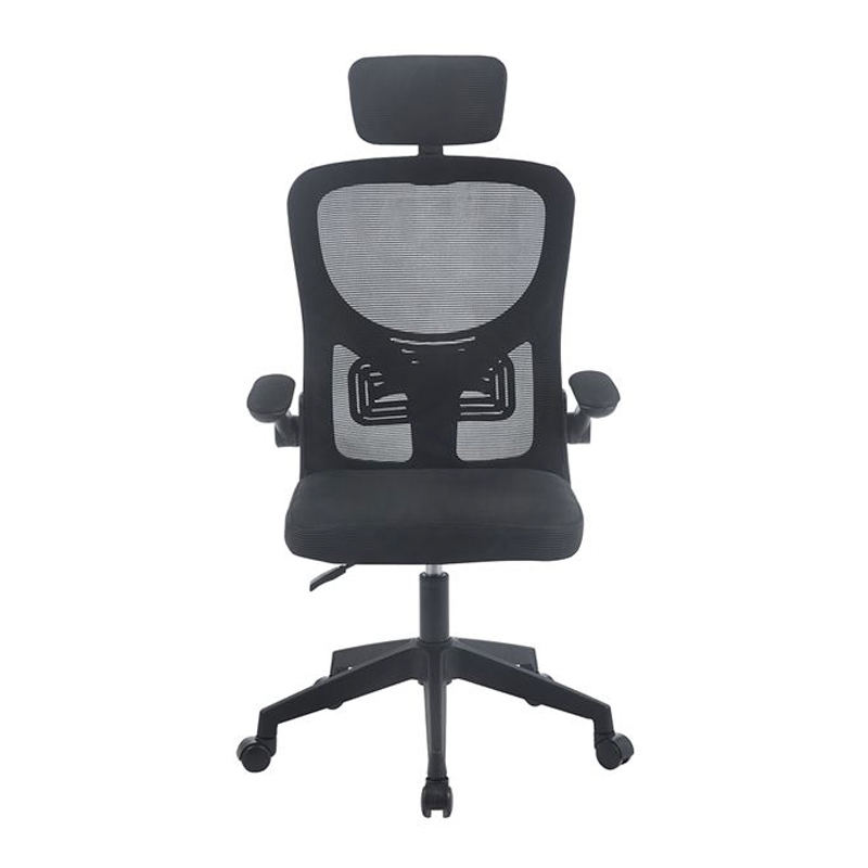 Καρέκλα γραφείου BF3055 ύφασμα mesh χρώμα μαύρο 60x60x110/120εκ.