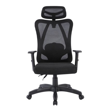 Καρέκλα γραφείου BF3750 ύφασμα mesh χρώμα μαύρο 68x68x116/126εκ.
