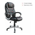 BF7300 Manager Armchair/Massage Black Pu