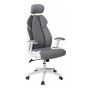 BF8300 Manager Armchair Grey Microfiber/White Pu
