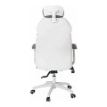 BF8300 Manager Armchair Grey Microfiber/White Pu