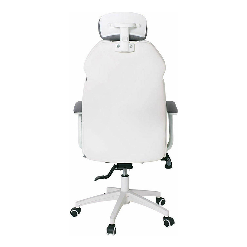 BF8300 Manager Armchair Grey Microfiber/White Pu