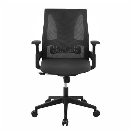 Καρέκλα γραφείου BF8760 ύφασμα mesh χρώμα μαύρο 66x64x96/106εκ.