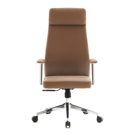 Καρέκλα γραφείου BF8800 τεχνόδερμα χρώμα cappuccino 68x68x120/128εκ.