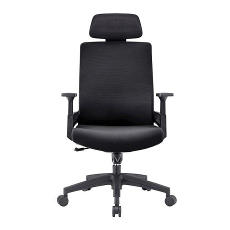 Καρέκλα γραφείου BF8900 ύφασμα mesh χρώμα μαύρο 64x66x116/128εκ.