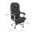BF9350 Massage-Relax Πολυθρόνα Pu  Μαύρο