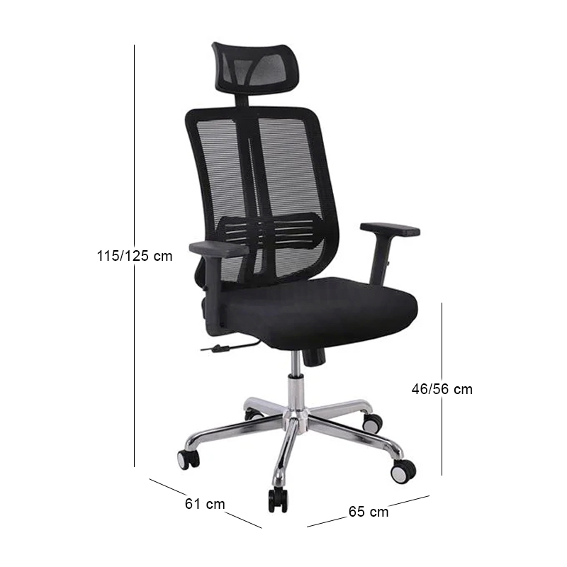 Bf9500 Πολυθρόνα Mesh Μαύρο