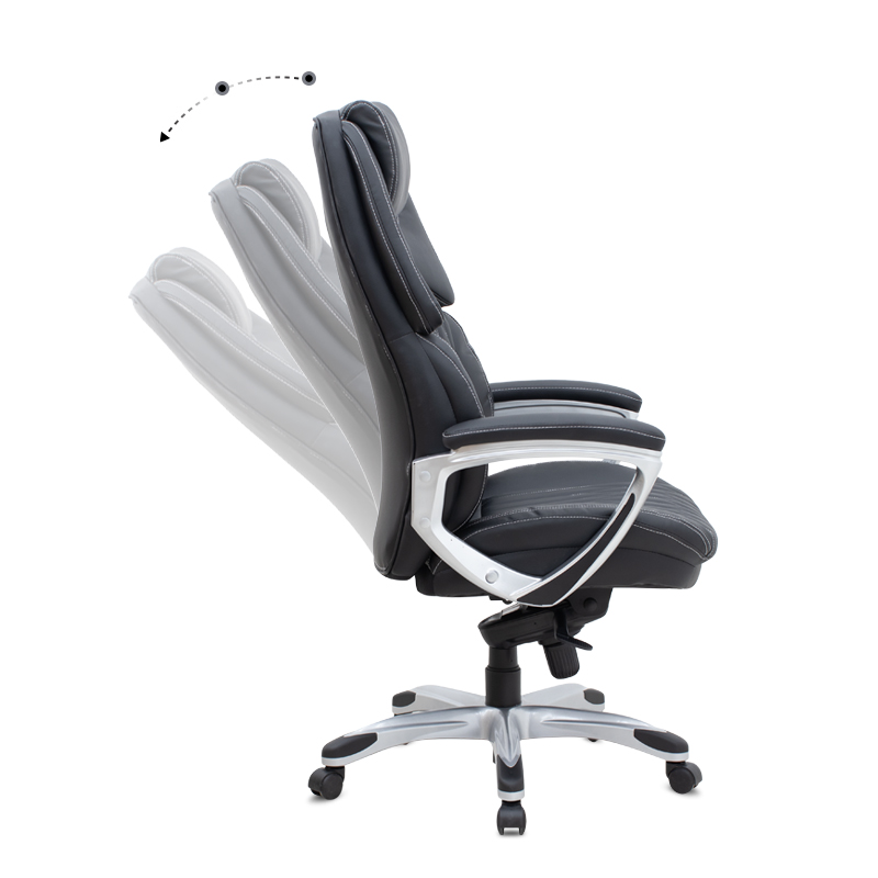 Duke Megapap  office chair with PU leather in black color 72x70x120/125cm.
