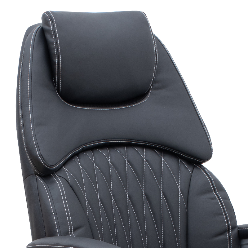 Duke Megapap  office chair with PU leather in black color 72x70x120/125cm.
