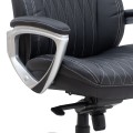 Duke Megapap  office chair with PU leather in black color 72x70x120/125cm.