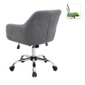 Lana Megapap office chair with linen fabric in grey color 61x61x80/90cm.
