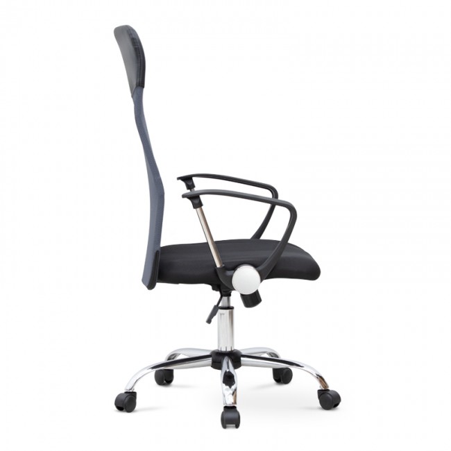 Marco Megapap office chair with Mesh fabric in grey - black color 62x59x110/120cm.