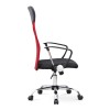 Marco Megapap office chair with Mesh fabric in red - black color 62x59x110/120cm.
