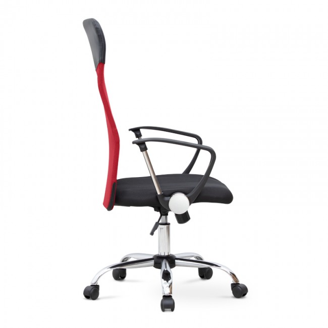 Marco Megapap office chair with Mesh fabric in red - black color 62x59x110/120cm.