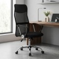 Marco Megapap office chair with Mesh fabric in black color 62x59x110/120cm.