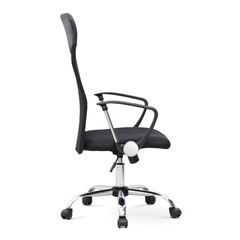 Marco Megapap office chair with Mesh fabric in black color 62x59x110/120cm.