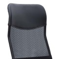 Marco Megapap office chair with Mesh fabric in black color 62x59x110/120cm.