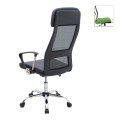 Ovis Megapap office chair with PU and Mesh fabric in black color 63x63x119/129cm.