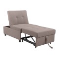 Καρέκλα - Κρεβάτι IMOLA με ύφασμα σε χρώμα cappuccino 75x106x90εκ.