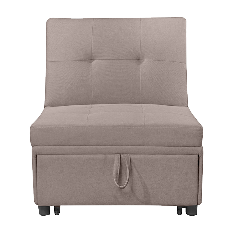 Καρέκλα - Κρεβάτι IMOLA με ύφασμα σε χρώμα cappuccino 75x106x90εκ.