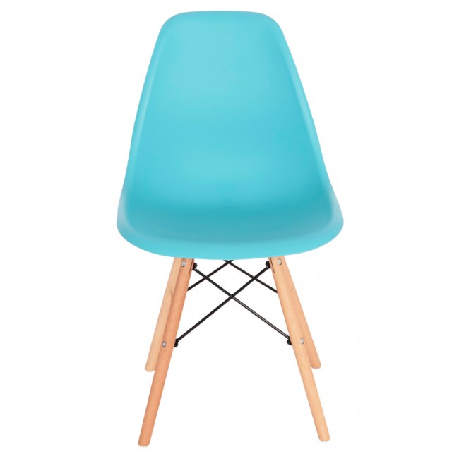 ΚΑΡΕΚΛΑ ΜΕ ΞΥΛΙΝΑ ΠΟΔΙΑ TWIST HM8460.08 PP ΤΙΡΚΟΥΑΖ ΚΑΘΙΣΜΑ 46x54x80Υεκ.